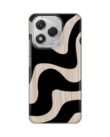 Maska za Honor 400 Lite Black Flow Silikonska Print Skin