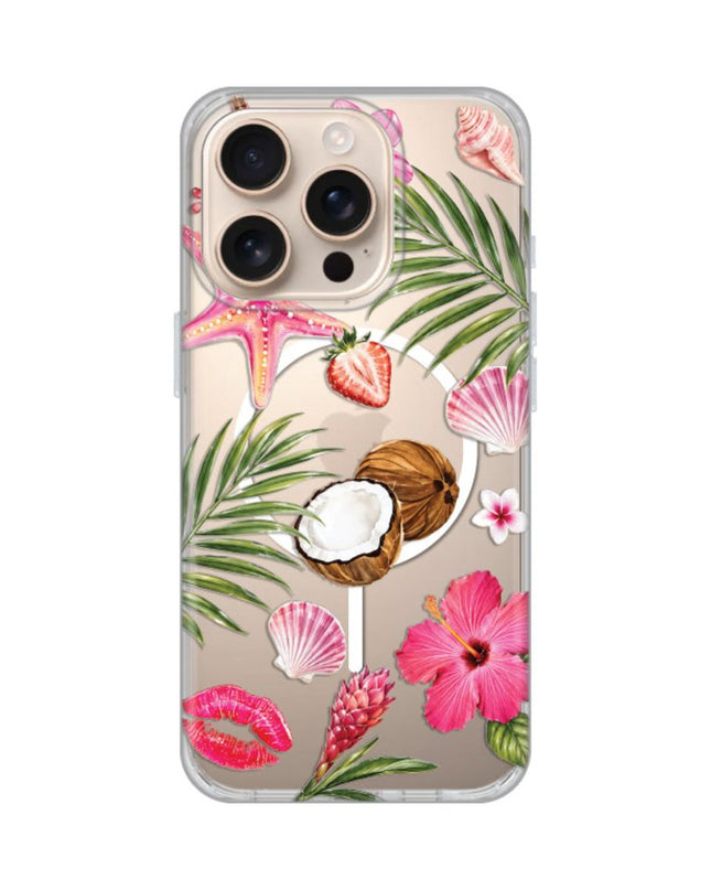 Maska za iPhone 16 Pro 6.3 Coconut Paradise Print Magsafe