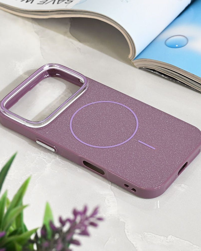Maska Magsafe Sparkle Dust za iPhone 17 Pro 6.3 ljubicasta