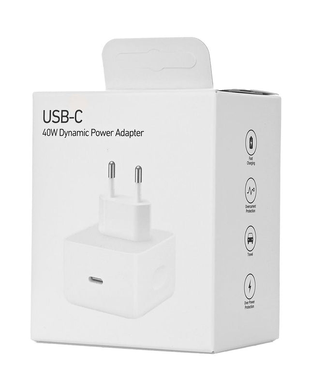 Kucni punjac PD Fast charger 40W za iPhone 17 CE beli