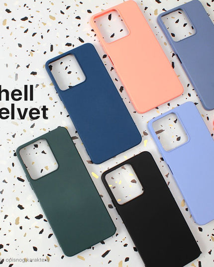 Maska za Xiaomi Redmi A3 plava Shell Velvet