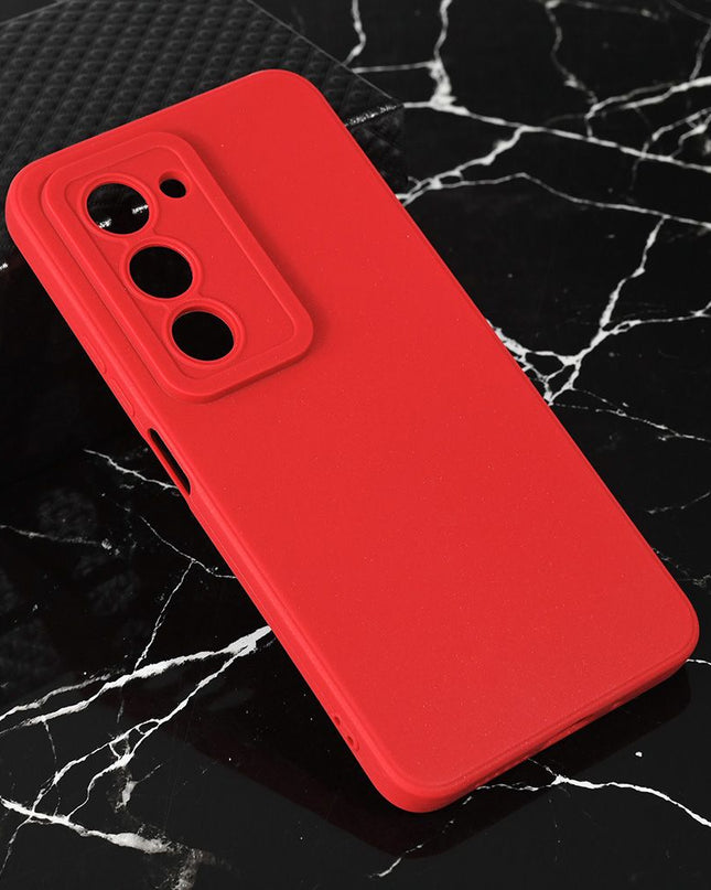 Maska za Xiaomi Redmi 15 4G EU 171mm mat crvena Teracell Giulietta