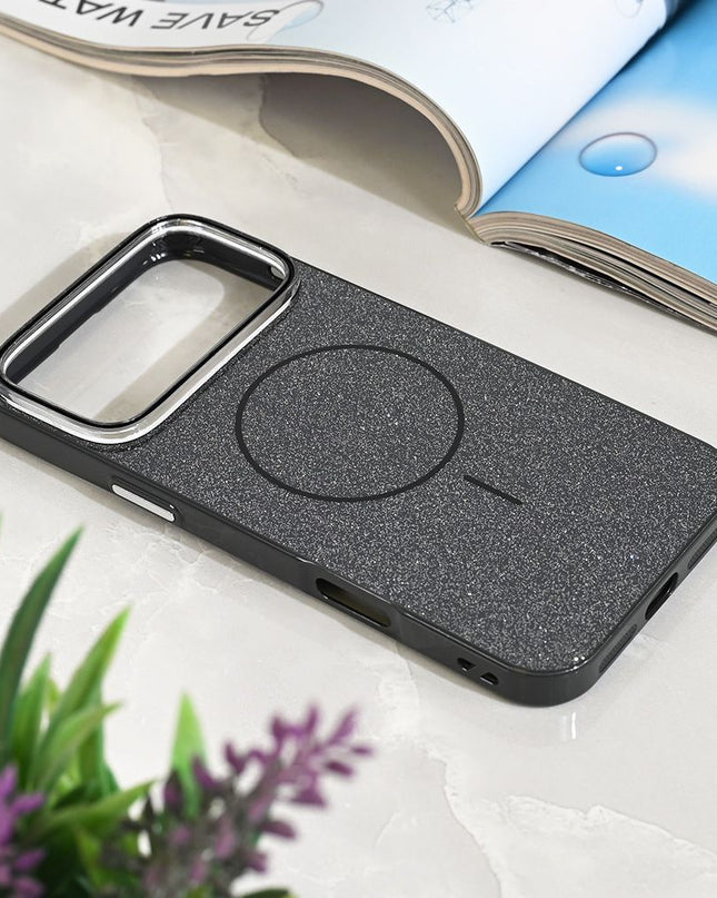 Maska Magsafe Sparkle Dust za iPhone 17 Pro Max 6.9 crna