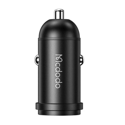 MCDODO CC-7493 SET AUTO Punjač 30W USB-C + KABL TIP-C NA TIP-C. DUŽINA 1,2m crna