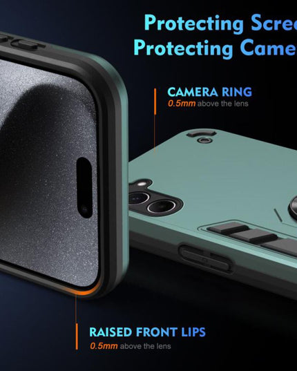 Maska za Samsung A165F Galaxy A16 tamno siva Hard Ring