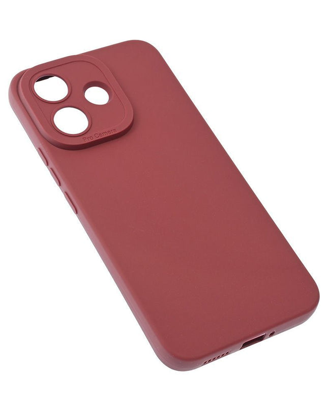Maska za Xiaomi Redmi Note 17 Pro 5G Silikon Pro Camera bordo