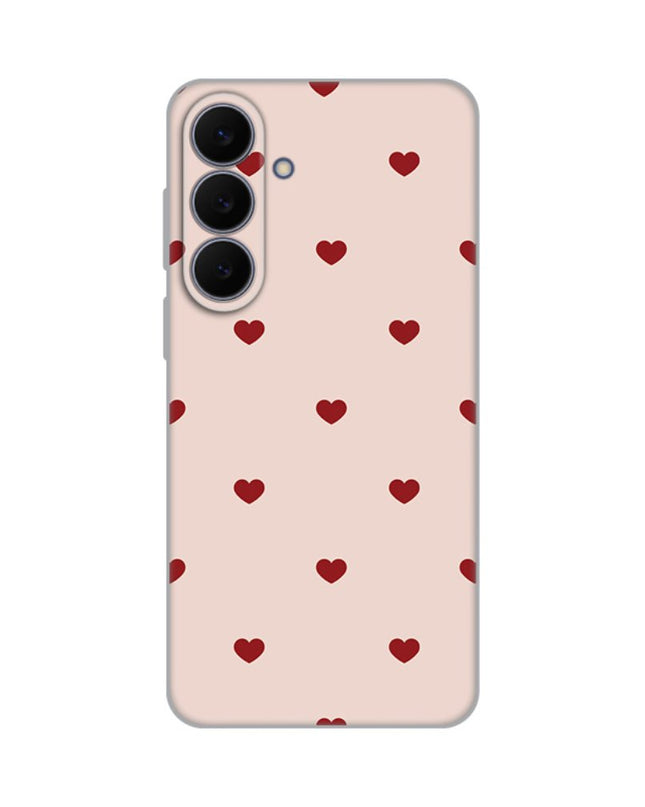 Maska za Samsung S731B Galaxy S25 Fe Beige Hearts Silikonska Print