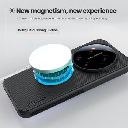 Maska za Xiaomi 17 Ultra crna Nillkin Scrub Pro Magnetic