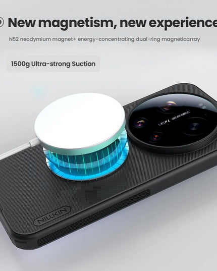 Maska za Xiaomi 17 Ultra crna Nillkin Scrub Pro Magnetic