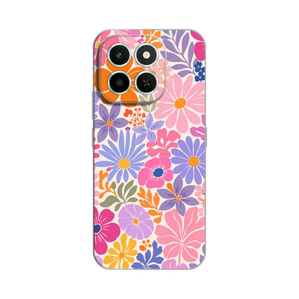 Maska za Honor X6c Sunny Petals Silikonska Print