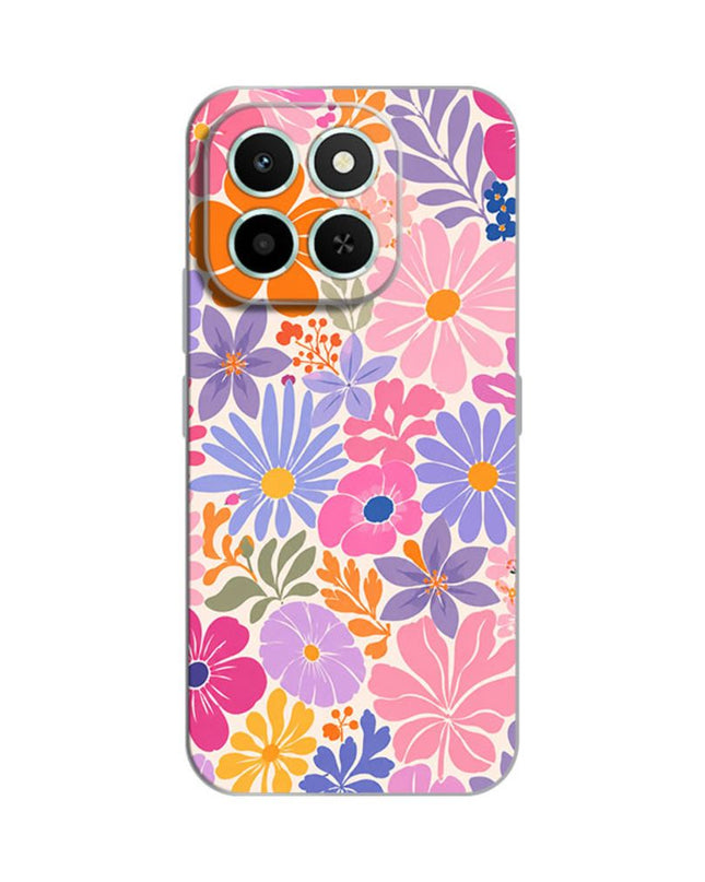 Maska za Honor X6c Sunny Petals Silikonska Print