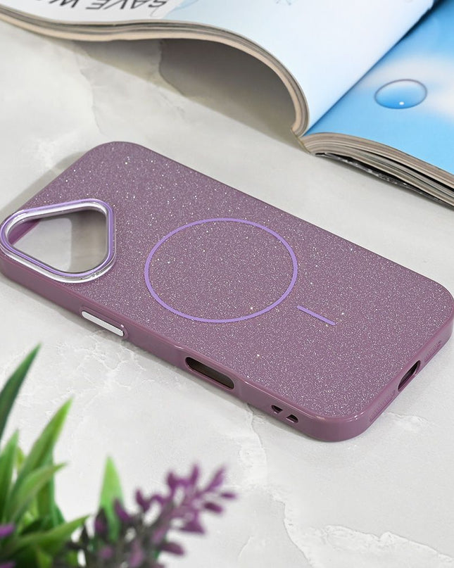 Maska Magsafe Sparkle Dust za iPhone 17 6.3 ljubicasta