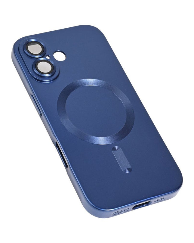 Maska za iPhone 16 6.1 tamno plava Magsafe Chrome