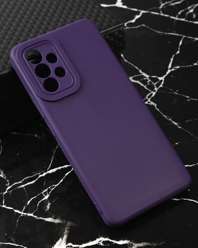 Maska za Samsung A536B Galaxy A53 5G mat tamno ljubicasta Teracell Giulietta