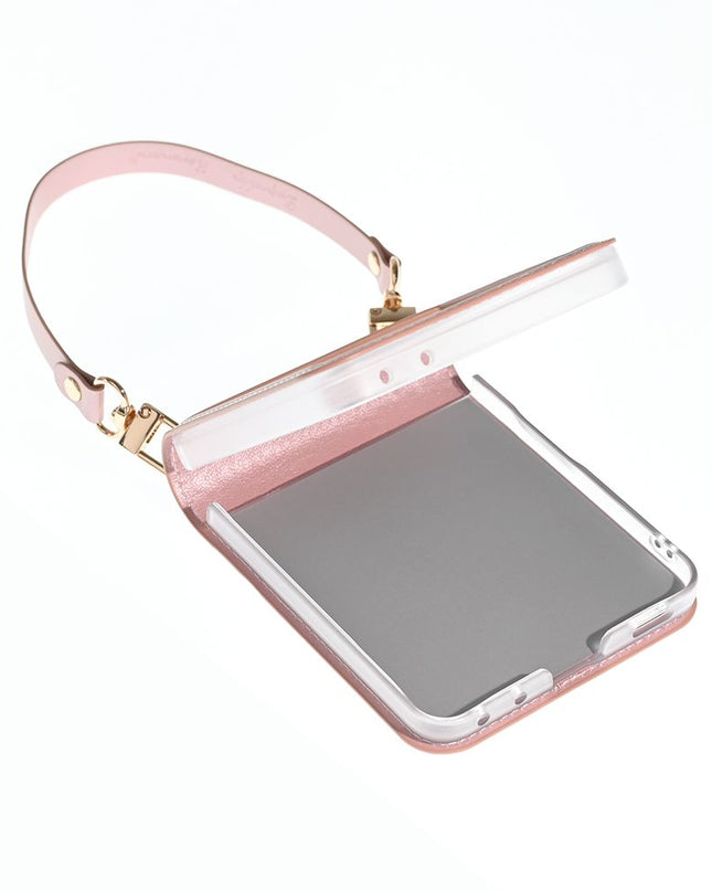 Maska za Samsung F776B Galaxy Z Flip 8 roze Hanman Canvas ORG