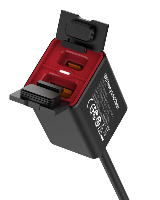 Punjac za motor LDNIO C108 QC 30W, PD 30W total power 60W crni