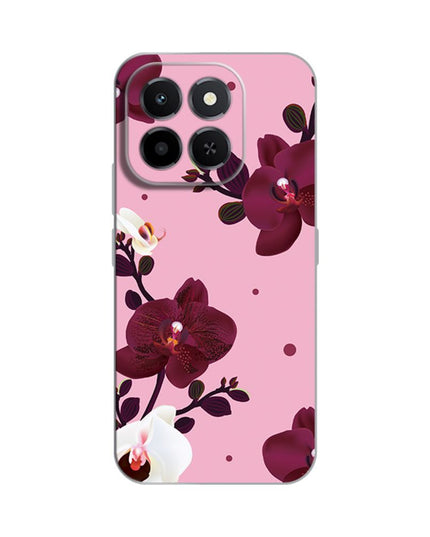 Maska za Honor X6c Pink Orchid Silikonska Print Skin