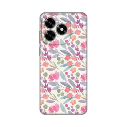 Maska za Honor X5c Plus Watercolor Flowers Silikonska Print