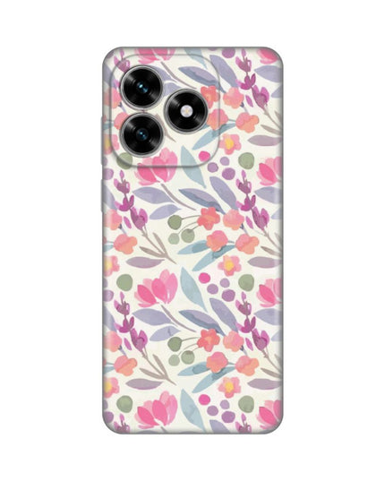 Maska za Honor X5c Plus Watercolor Flowers Silikonska Print