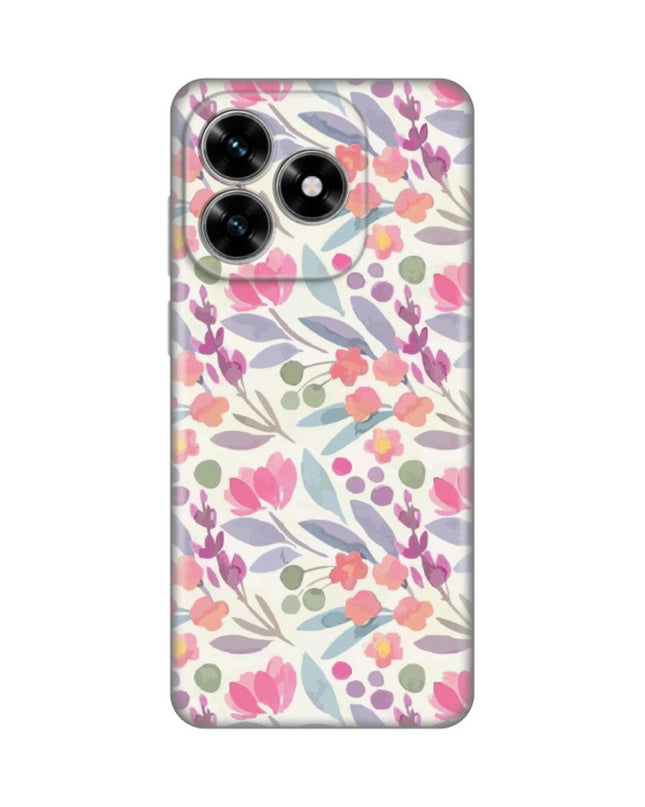 Maska za Honor X5c Plus Watercolor Flowers Silikonska Print