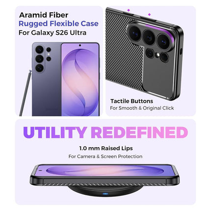 Maska za Samsung S948B Galaxy S26 Ultra crna Defender Carbon