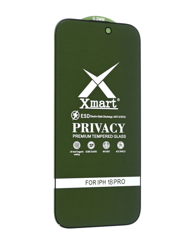 Zastitno staklo Tempered glass X mart 9D Privacy za iPhone 18 Pro 6.3