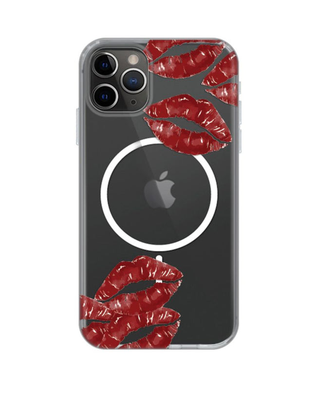 Maska za iPhone 11 Pro Max 6.5 Kisses Print Magsafe
