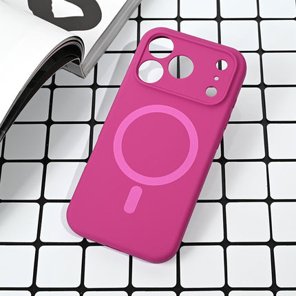 Maska za iPhone 17 Pro 6.3 tamno pink Magsafe Pure color