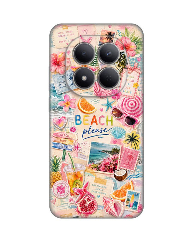 Maska za Xiaomi Redmi Note 15 Pro 5G Beach Please Silikonska Print Skin