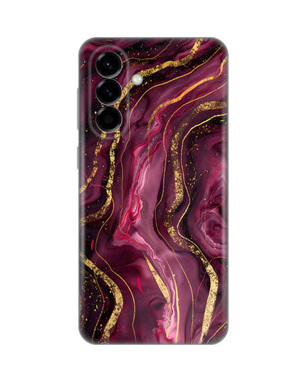 Maska za Samsung A576B Galaxy A57 5G Burgundy Silikonska Print