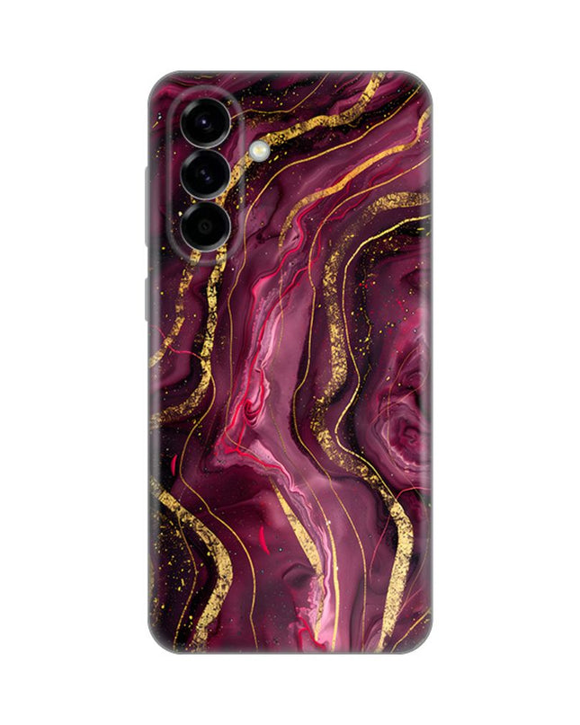 Maska za Samsung A576B Galaxy A57 5G Burgundy Silikonska Print