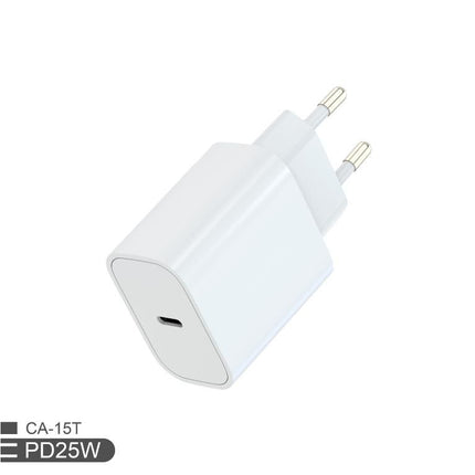 Zidni punjac FULMOVA GAN PD/25W/ sa USB-C kablom bela