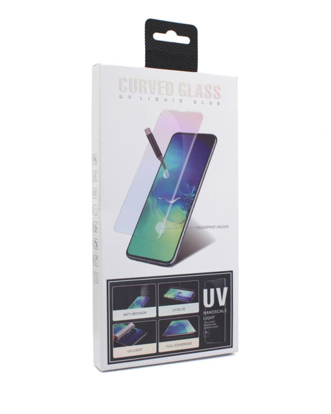 Zastitno Staklo Tempered glass UV Glue Full Cover za Samsung A307F/A505F Galaxy A30s/A50 bez UV lampe