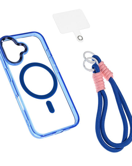 Maska za iPhone 16 6.1 tamno plava Magsafe Loop