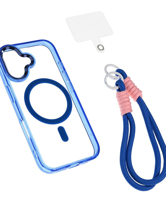 Maska za iPhone 16 6.1 tamno plava Magsafe Loop