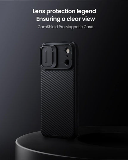 Maska za iPhone 17 Pro Max 6.9 crna Nillkin CamShield Pro Magnetic