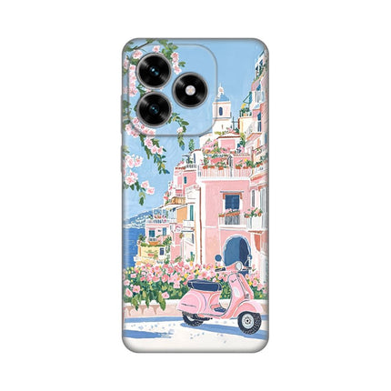 Maska za Honor X5c Plus Pink Italy Silikonska Print