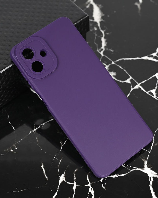 Maska Teracell Giulietta za Samsung A075F Galaxy A07 mat tamno ljubicasta