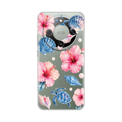 Maska za Honor Magic 8 Lite Hibiscus Sea Silikonska Print Skin