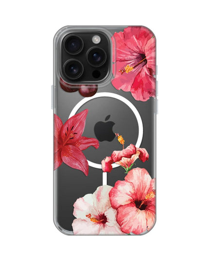 Maska za iPhone 16 Pro Max 6.9 Hibiscus Print Magsafe