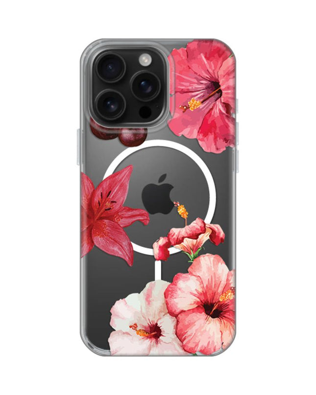Maska za iPhone 16 Pro Max 6.9 Hibiscus Print Magsafe