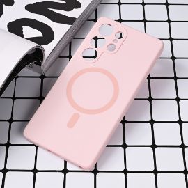 Torbica Magsafe Pure color za Samsung S938B Galaxy S25 Ultra roze