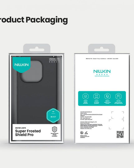 Maska za Xiaomi 15T crna Nillkin Scrub Pro