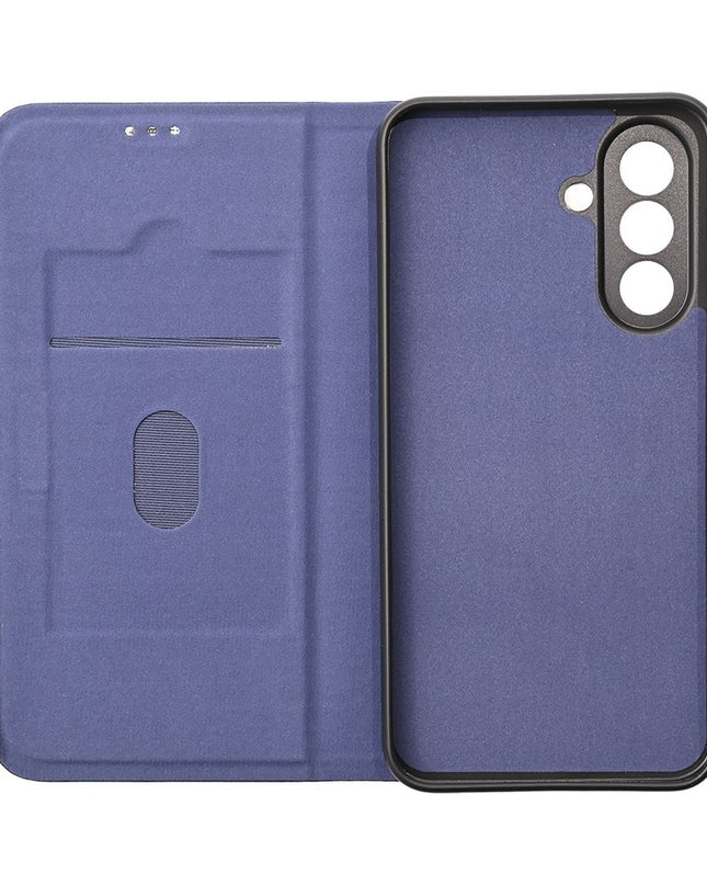 Maska za Samsung Galaxy A57 5G Teracell Elegant Flip tamno plava