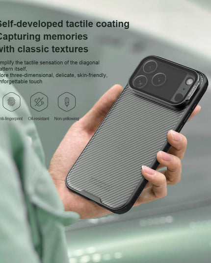 Maska za iPhone 17 Pro Max 6.9 crna (transparent kamera) Nillkin CamShield Prop