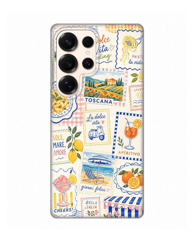 Maska za Samsung S938B Galaxy S25 Ultra Toscana Collage Silikonska Print