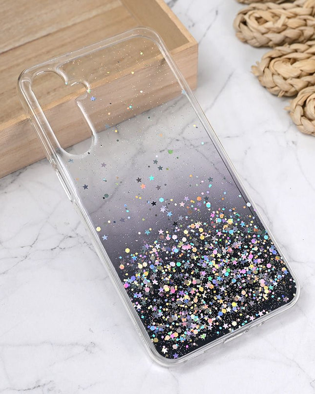 Torbica Silikonska Glitter za Samsung A165B Galaxy A16 5G crna