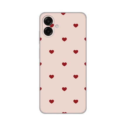 Maska za Samsung A075F Galaxy A07 Beige Hearts Silikonska Print