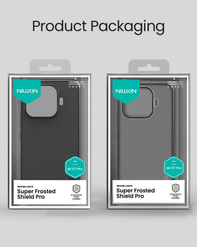 Maska za Xiaomi 17T Pro crna Nillkin Scrub Pro