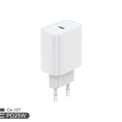 Zidni punjac FULMOVA GAN PD/25W/ sa USB-C kablom bela